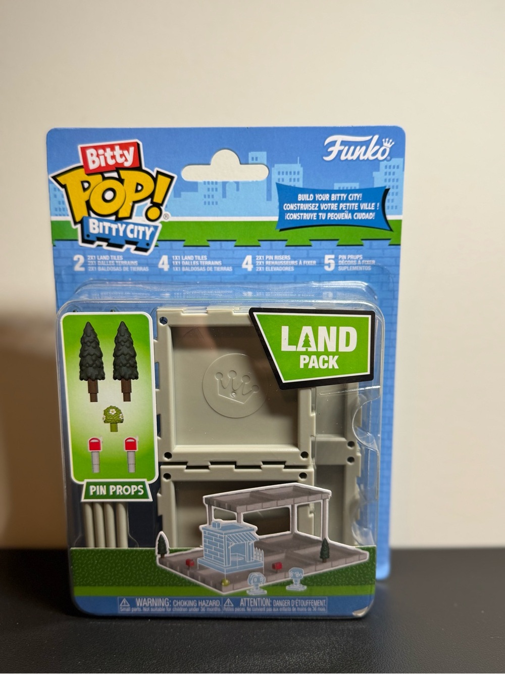 Funko Blue Box with Green Highlights and Clear Window